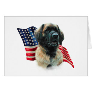 Leonberger Flag Cards
