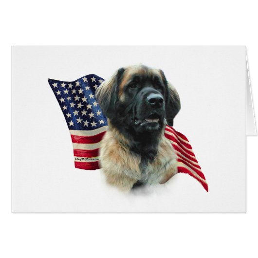 Leonberger Flag Cards (Front Horizontal)
