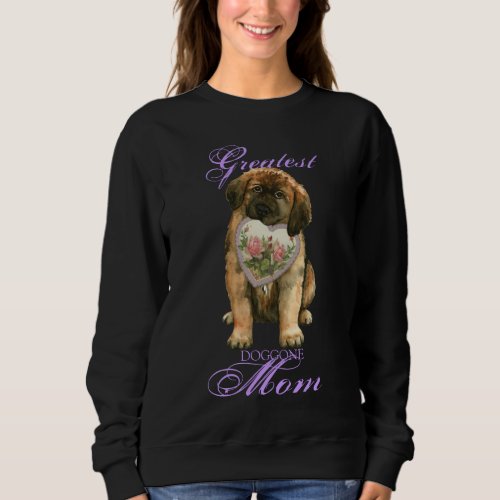 Leonberger Heart Mom Sweatshirt