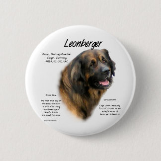 Leonberger History Design Pinback Button