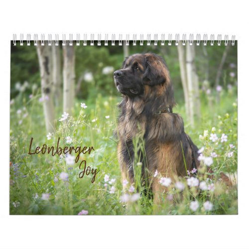 Leonberger Joy Calendar