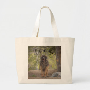 Leonberger  large tote bag