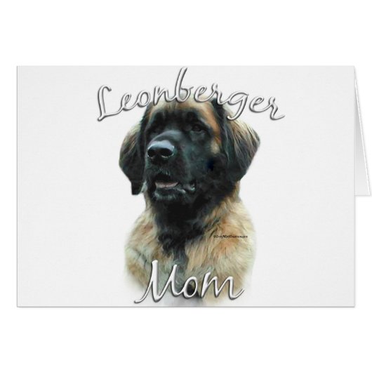 Leonberger Mom 2 Cards (Front Horizontal)