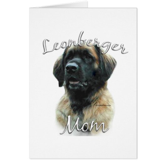 Leonberger Mom 2 Cards (Front)