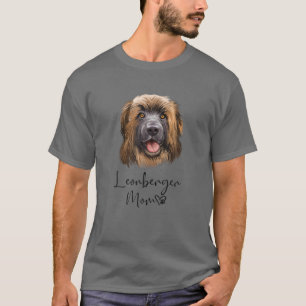 Leonberger Mom Cute Puppy Dog Owner Leonberger Dog T-Shirt