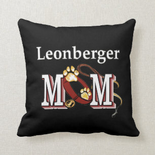 Leonberger Mom Throw Pillow