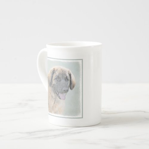 Leonberger Painting _ Cute Original Dog Art Bone China Mug