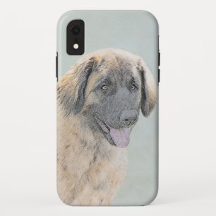 Leonberger Painting - Cute Original Dog Art iPhone XR Case