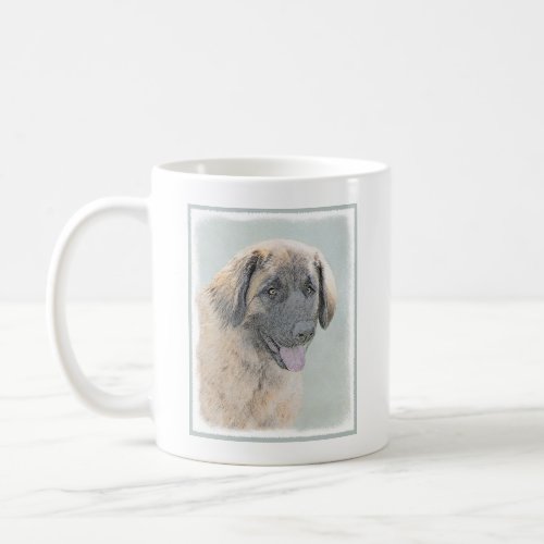 Leonberger Painting _ Cute Original Dog Art Coffee Mug