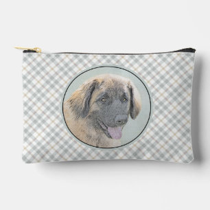 Leonberger Painting Leo Cute Original Pet Dog Art Accessory Pouch