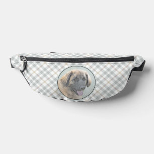 Leonberger Painting Leo Cute Original Pet Dog Art Fanny Pack