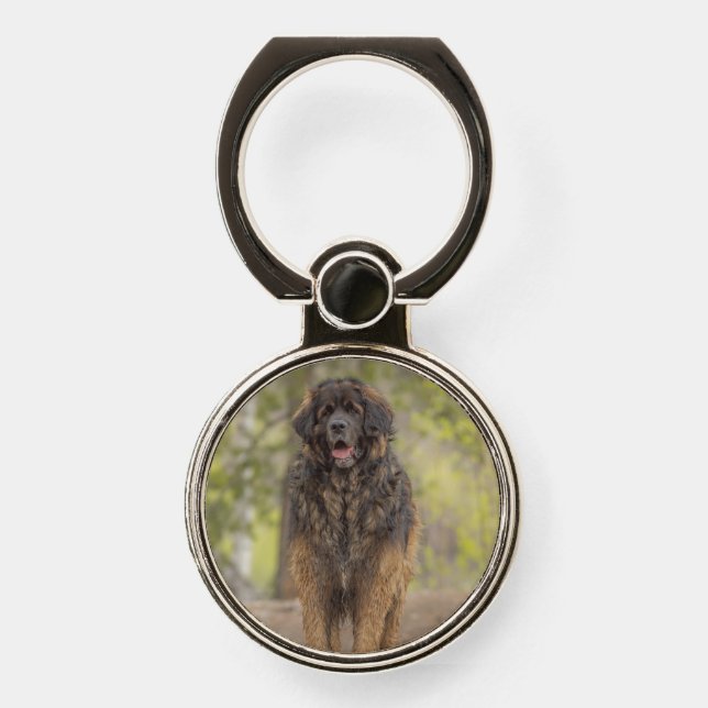 Leonberger Phone Ring Stand (Front)