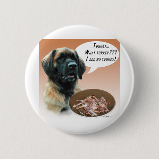 Leonberger Turkey Pinback Button