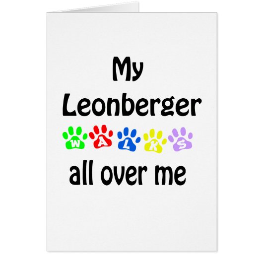 Leonberger Walks Design Cards (Front)