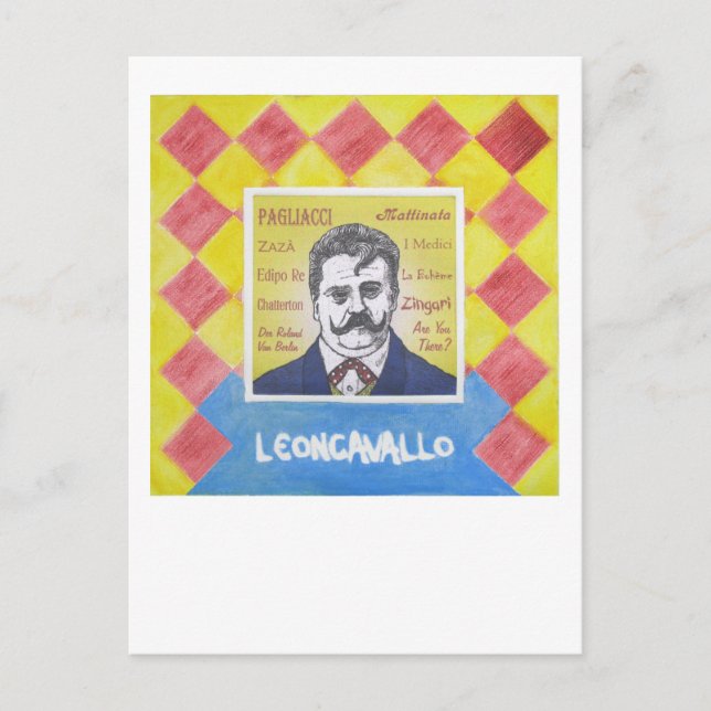 Leoncavallo Postcard (Front)