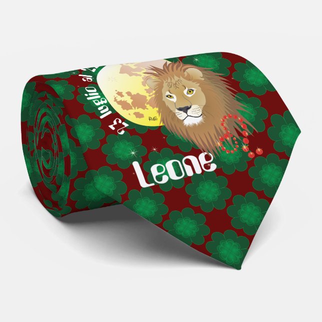 Leone 23 luglio al 22 agosto Cravatte Neck Tie (Rolled)