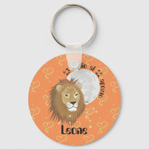 Leone 23 luglio al 22 agosto Portachiavi Keychain