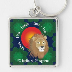 Leone 23 luglio al 22 agosto Portachiavi Keychain