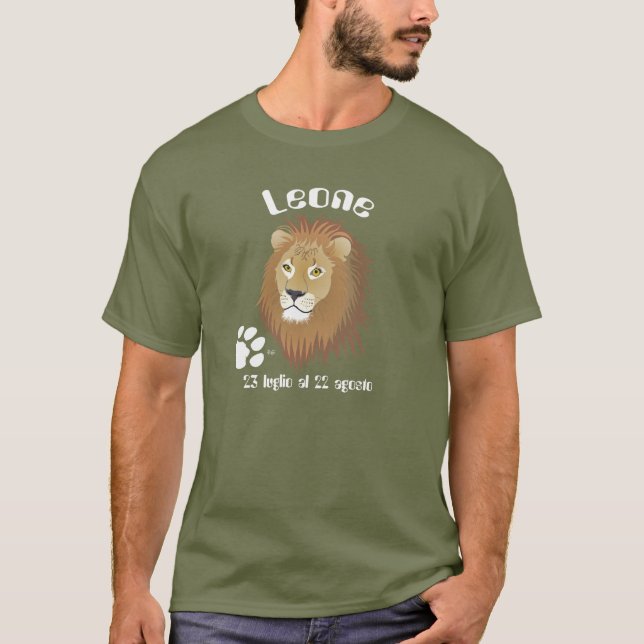 Leone 23 luglio al 22 agosto T-Shirt (Front)