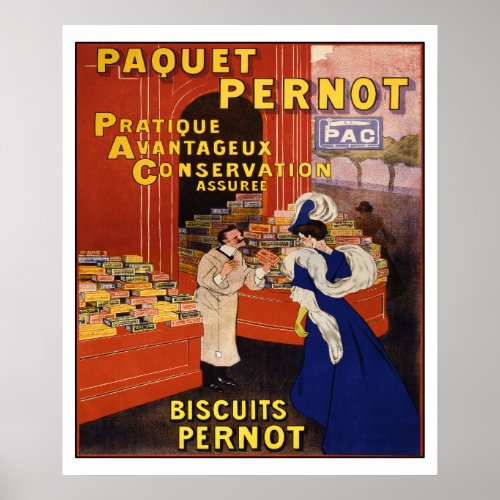 Leonetto Cappiello 1905 Biscuits Pernot Poster