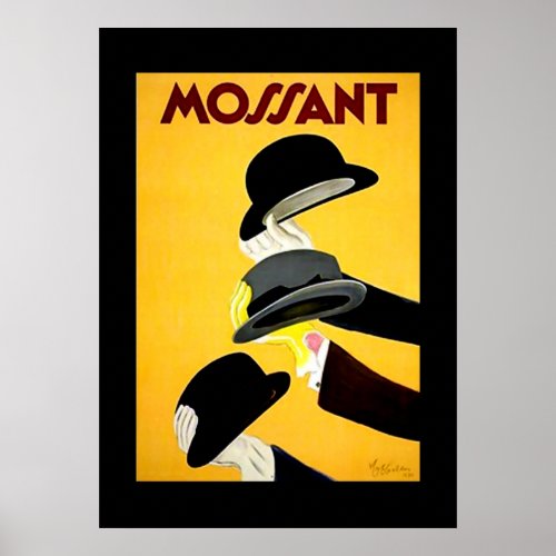 Leonetto Cappiello 1920s French Poster Mossant