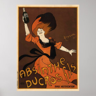 Leonetto Cappiello Absinthe Ducros Fils Poster