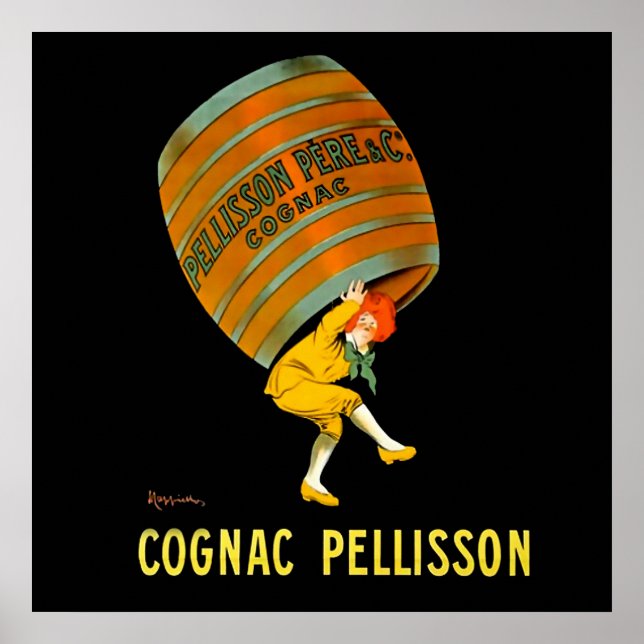 Leonetto Cappiello Cognac Pelisson Advertising Poster (Front)