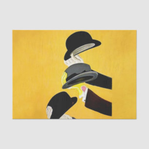 Leonetto Cappiello Mossant Hat Advertising Poster Tissue Paper