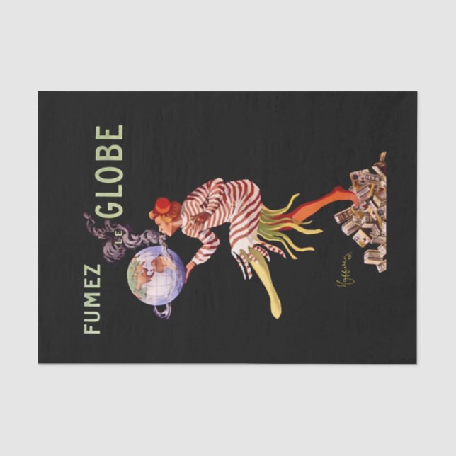 Leonetto Cappiello Smoking Advertising Poster Tissue Paper (Front)