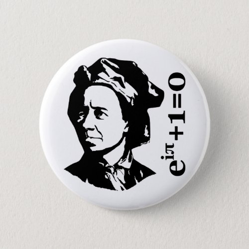 Leonhard Euler Pinback Button