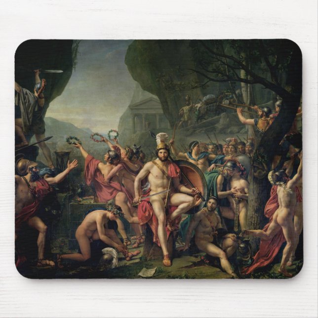 Leonidas at Thermopylae, 480 BC, 1814 Mouse Pad (Front)