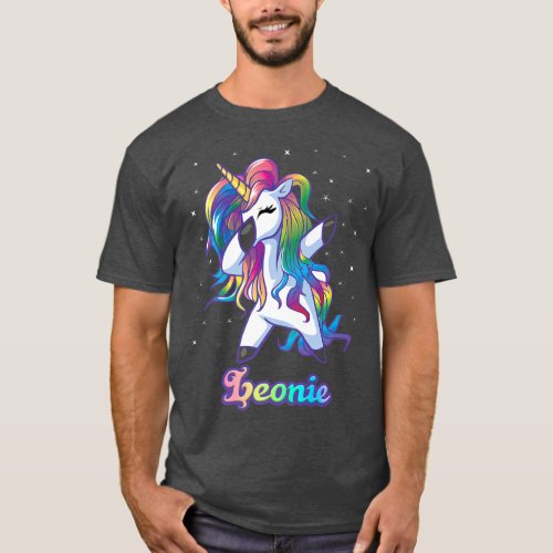 LEONIE Unicorn Gifts For Girls Birthday Gifts For  T_Shirt