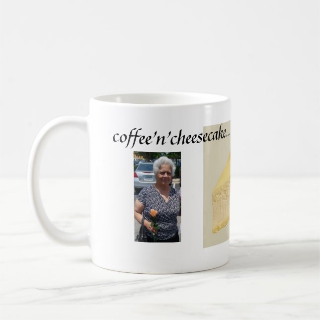 Leon's cheesecake club coffee mug (Left)