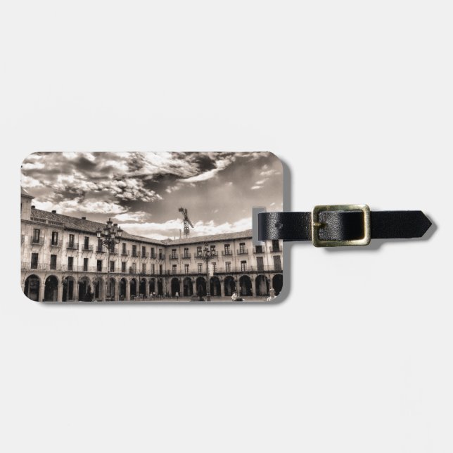 Leon's Plaza Mayor Luggage Tag (Front Horizontal)