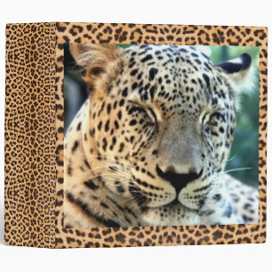 Leopard  3 ring binder