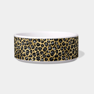LEOPARD ANIMAL PRINT 2 THEME PET BOWL