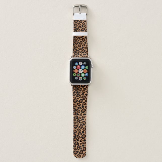 Leopard Animal Print Apple Watch Band (Front)