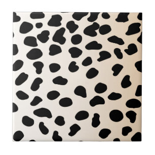 Leopard animal print ceramic tile
