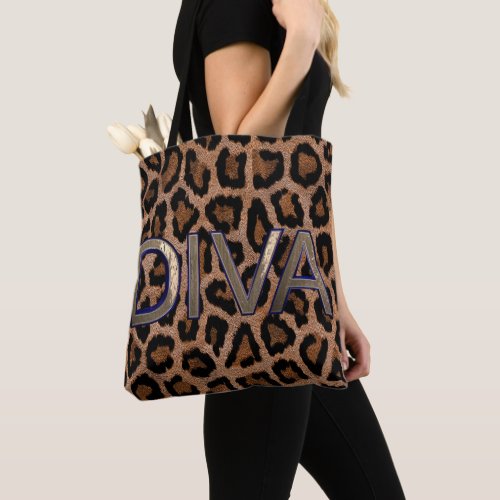 Leopard Animal Print Diva Tote