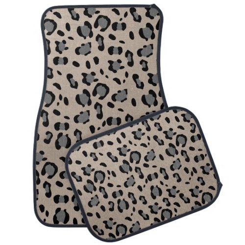 Leopard Animal Print Glam 15 Car Floor Mat