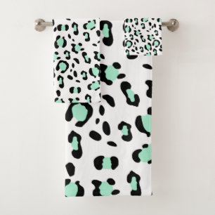 Leopard Animal Print Glam #16 #pattern #decor #art Bath Towel Set