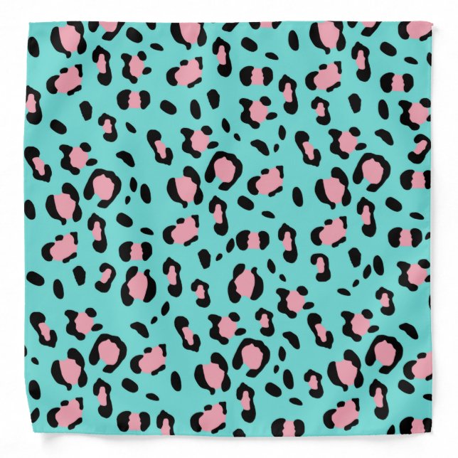 Leopard Animal Print Glam #24 Bandana (Front)