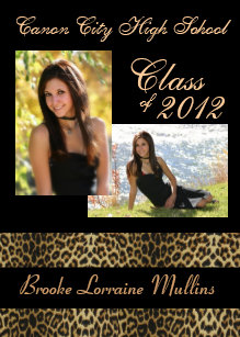 leopard graduation invitations zazzle