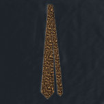 Leopard Animal Print Groomsmen Tie<br><div class="desc">Get ready to unleash your wild side with our Leopard Print Men's Tie! Featuring a striking and eye-catching leopard print, this tie is perfect for adding some personality to your formal attire. Whether you're heading to a wedding, a fancy dinner, or just want to add some extra style to your...</div>