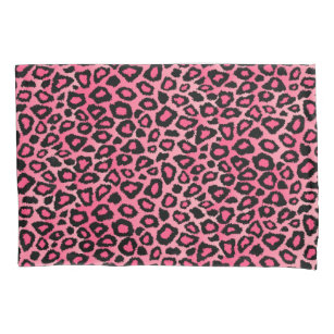 Leopard Animal Print in Pink Pillowcase