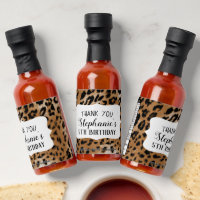 Leopard Animal Print Kids Birthday Party