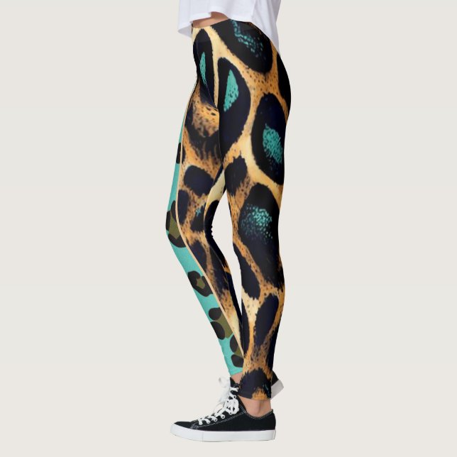 LEOPARD Animal Print - Leggings  (Left)