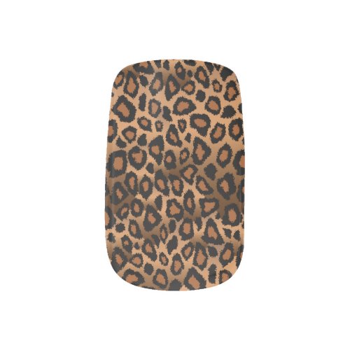 Leopard Animal Print Minx Nail Art