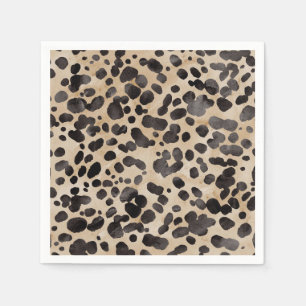 Leopard Animal Print Modern Bridal Shower Napkins