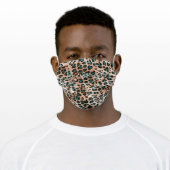 Leopard Animal Print Pattern Adult Cloth Face Mask (Worn)